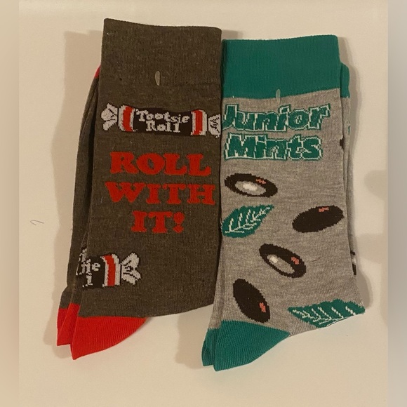 Other - Fun Novelty Socks Featuring Candy Brand (Set of 2)